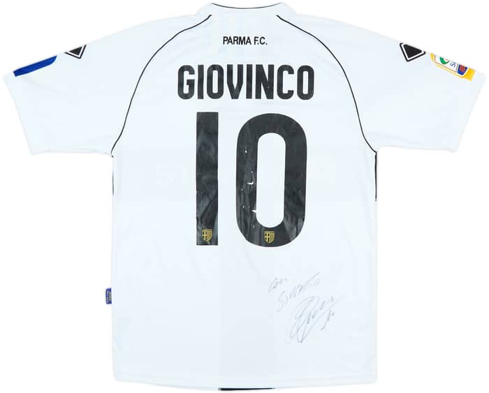 2011-12 Parma Signed Home Shirt Giovinco #10 - 5/10 - (L)