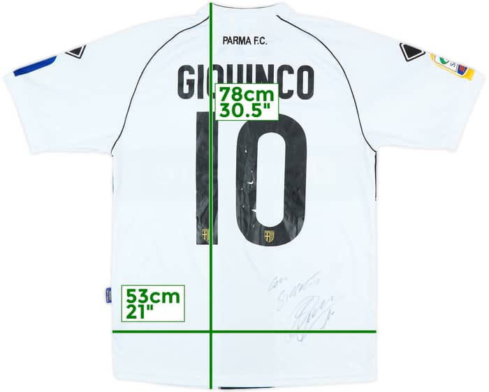 2011-12 Parma Signed Home Shirt Giovinco #10 - 5/10 - (L)