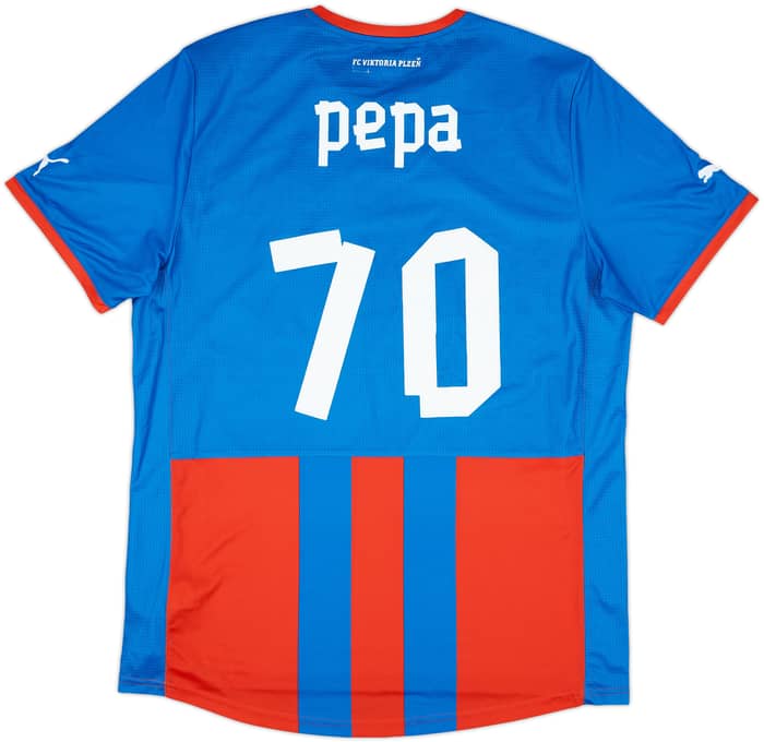 2011-12 FC Viktoria Plzen Home Shirt Pepa #70 - 8/10 - (XL)