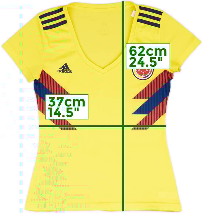 2018-19 Colombia Home Shirt - 8/10 - (Women's S)