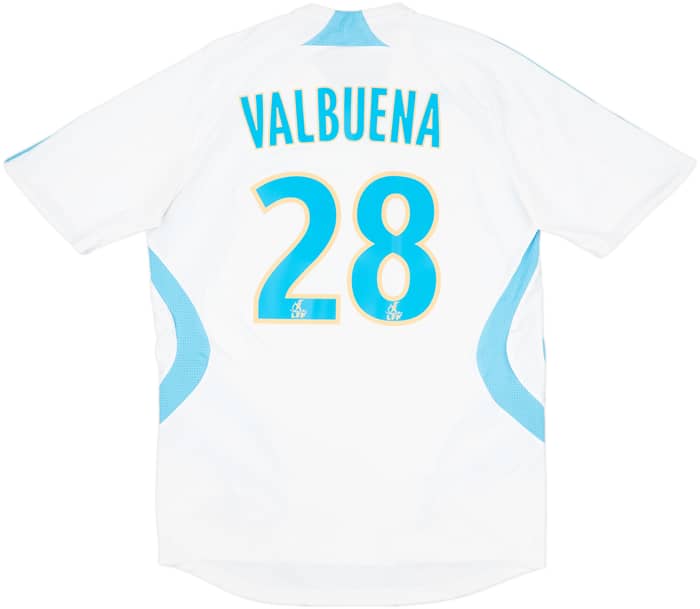 2007-08 Olympique Marseille Home Shirt Valbuena #28 - 7/10 - (M)