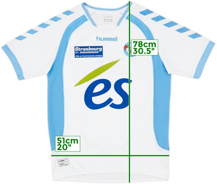 2007-08 Strasbourg Home Shirt - 6/10 - (L)
