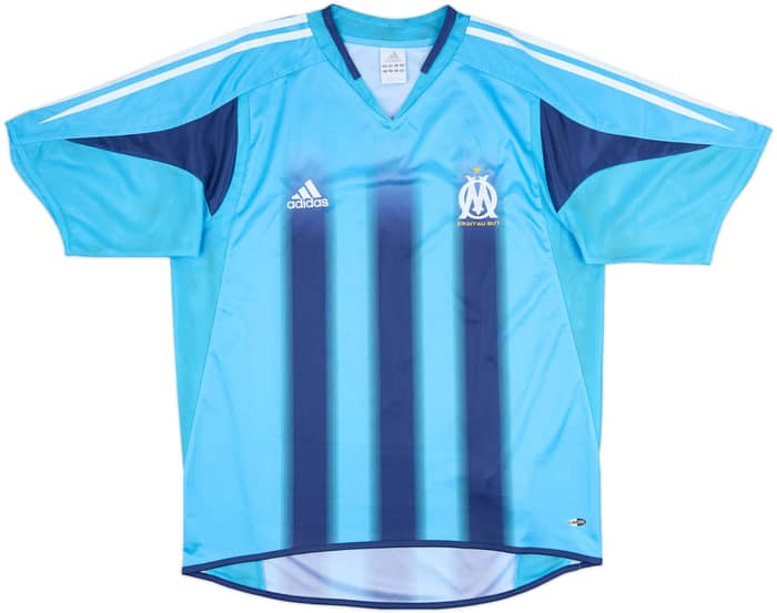 2004-05 Olympique Marseille Away Shirt Lizarazu #3 - 8/10 - (M)