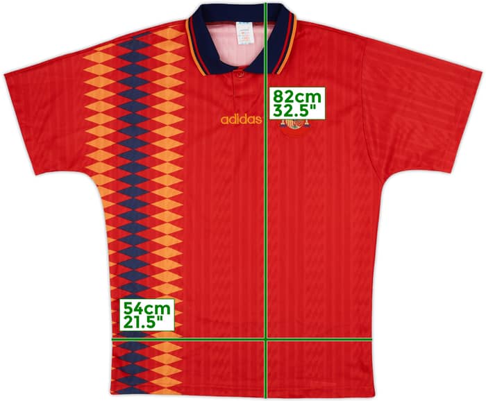 1994-96 Spain Home Shirt - 8/10 - (L)