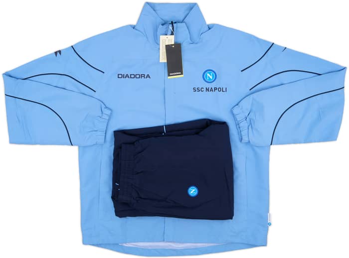 2007-08 Napoli Diadora Full Tracksuit (S)