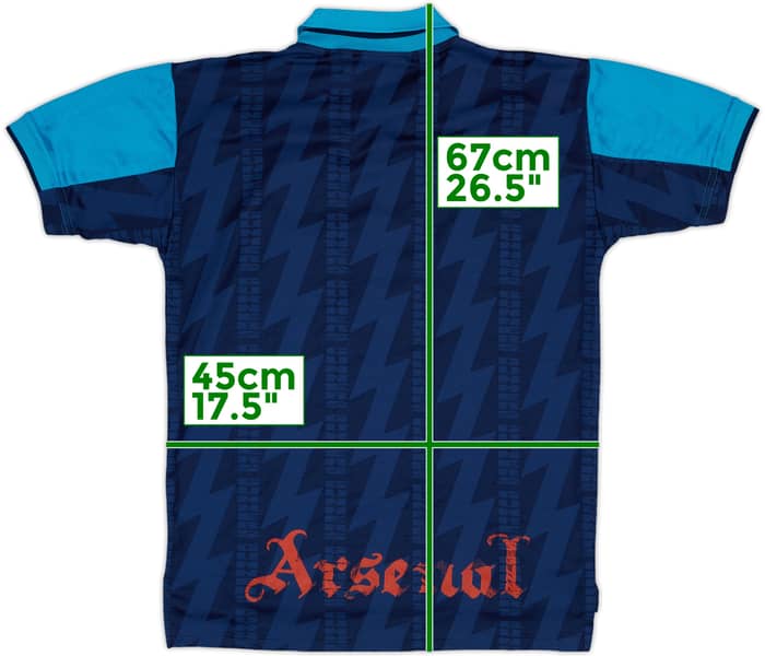 Arsenal 1994/1995 Nike Away Reproduction Football Shirt