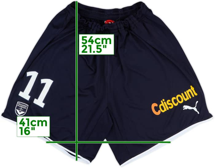 2007-08 Bordeaux Match Issue UEFA Cup Home Shorts #11 (Bellion)