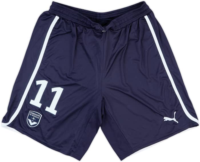 2012-13 Bordeaux Match Issue Home Shorts #11 (Bellion)