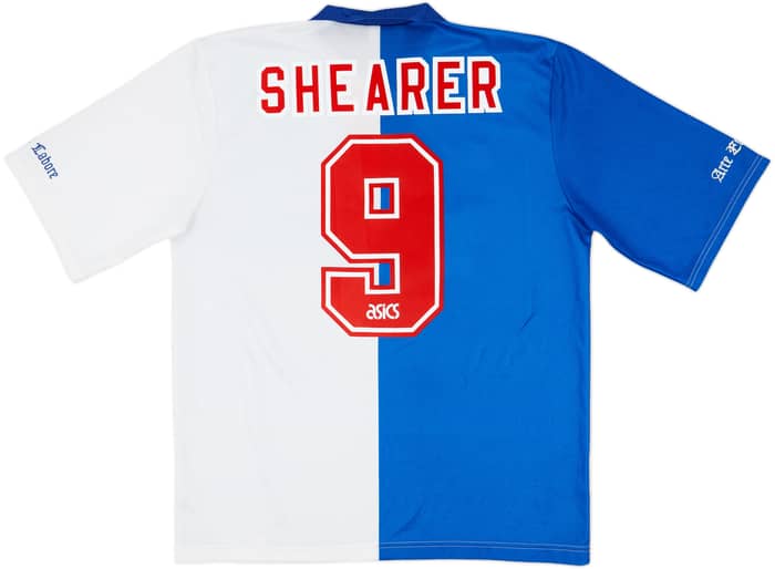 1994-95 Blackburn Rovers Home Shirt Shearer #9 - 8/10 - (L)