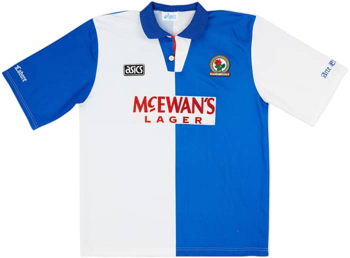 1994-95 Blackburn Rovers Home Shirt Shearer #9 - 8/10 - (L)