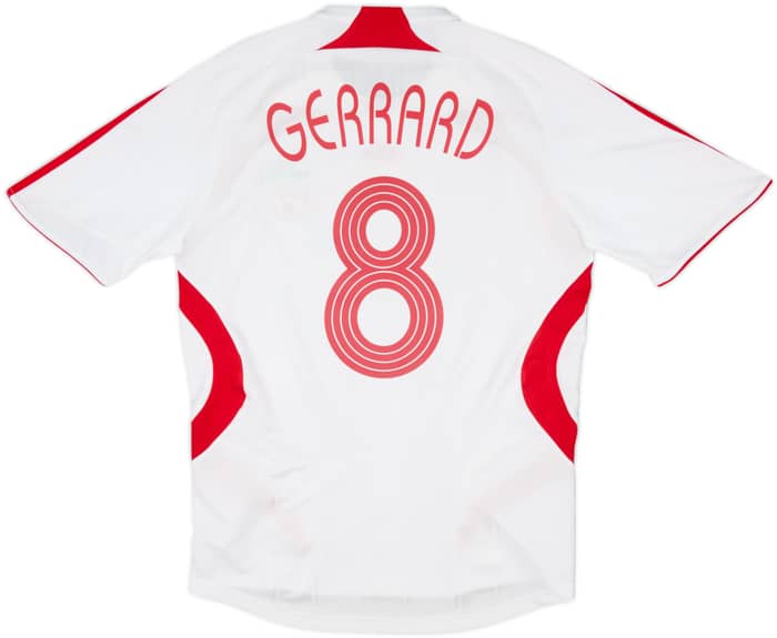 2007-08 Liverpool Away Shirt Gerrard #8 - 5/10 - (L)