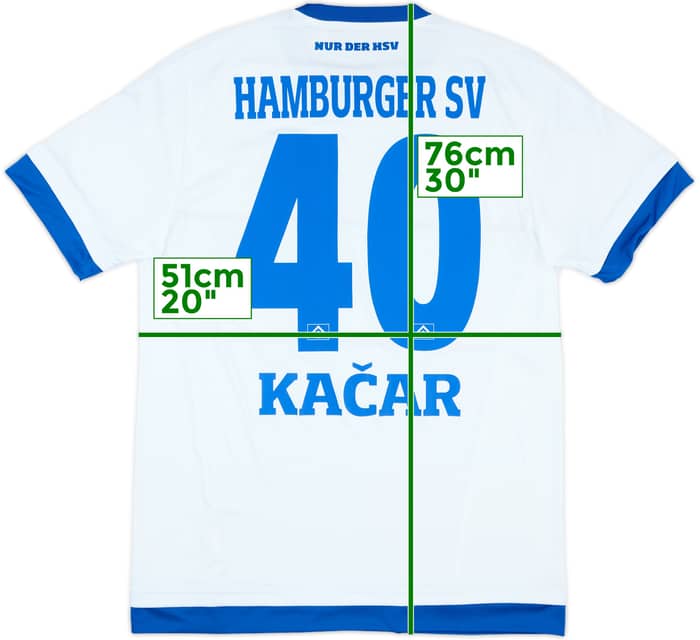 2015-16 Hamburg Home Shirt Kacar #40 - 10/10 - (M)