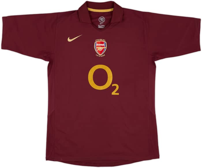 2005-06 Arsenal Home Shirt Henry #14 - 8/10 - (XL.Boys)