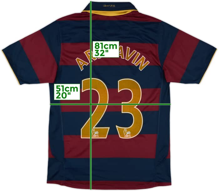 2007-08 Arsenal Third Shirt Arshavin #23 - 8/10 - (M)