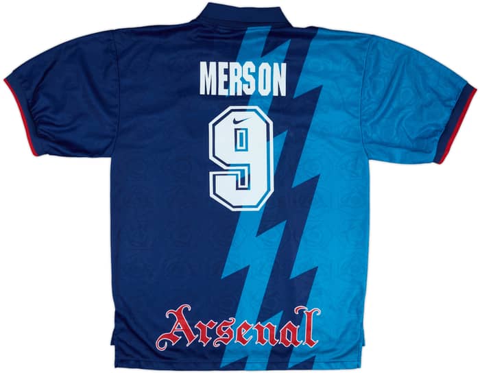 1995-96 Arsenal Away Shirt Merson #9 - 8/10 - (XL)