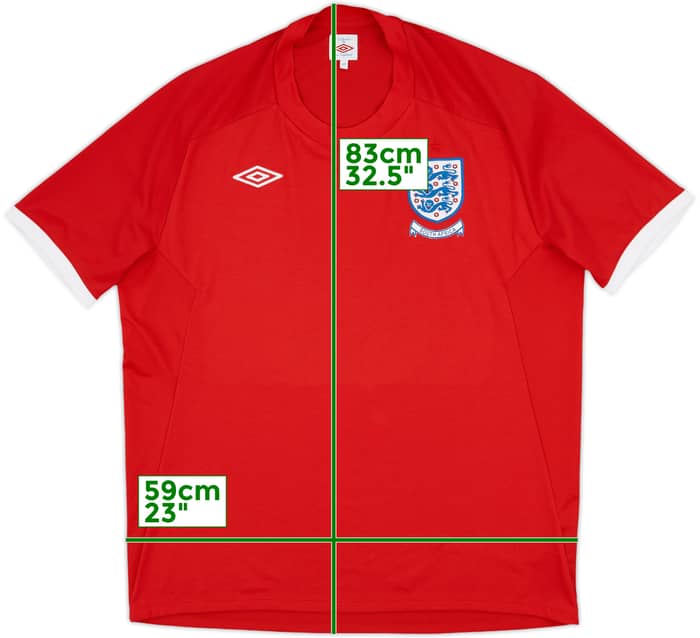 2010-11 England 'South Africa' Away Shirt - 10/10 - (XXL)