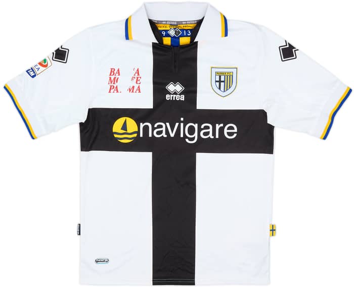 2010-11 Parma Match Issue Home Shirt Dellafiore #51