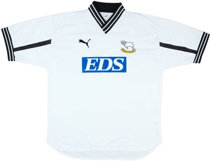 1999-01 Derby County Home Shirt Riggott #21 - 8/10 - (L)