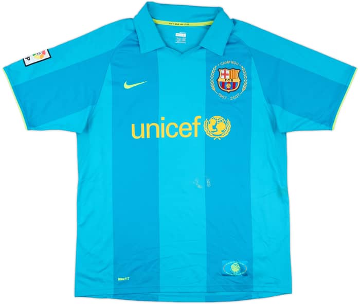2007-09 Barcelona Away Shirt Xavi #6 - 5/10 - (L)