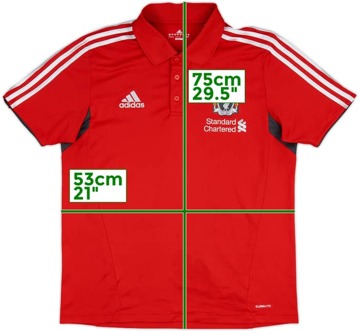 2011-12 Liverpool adidas Polo Shirt - 8/10 - (L/XL)