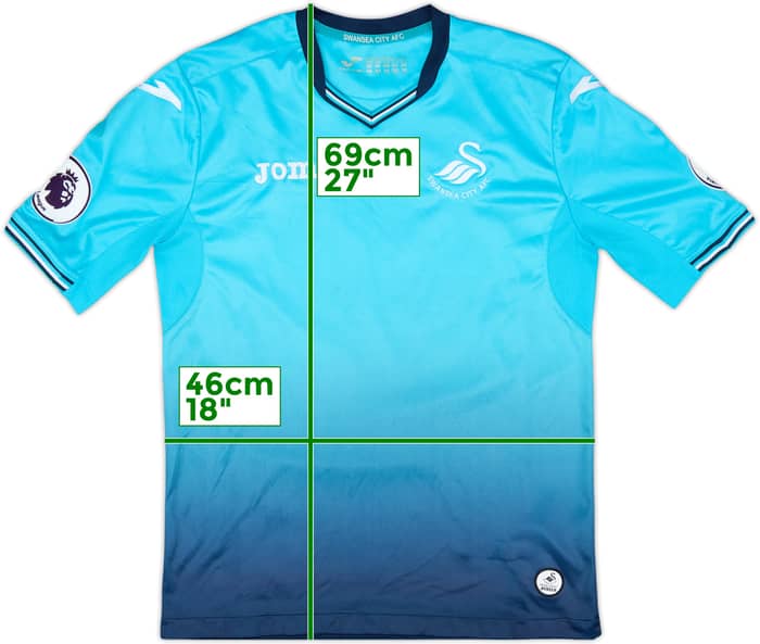 2016-17 Swansea Away Shirt - 9/10 - (XL.Boys)