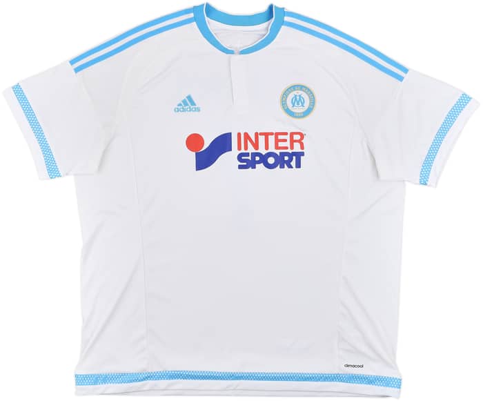 2015-16 Olympique Marseille Home Shirt Ocampos #7 - 10/10 - (XXL)