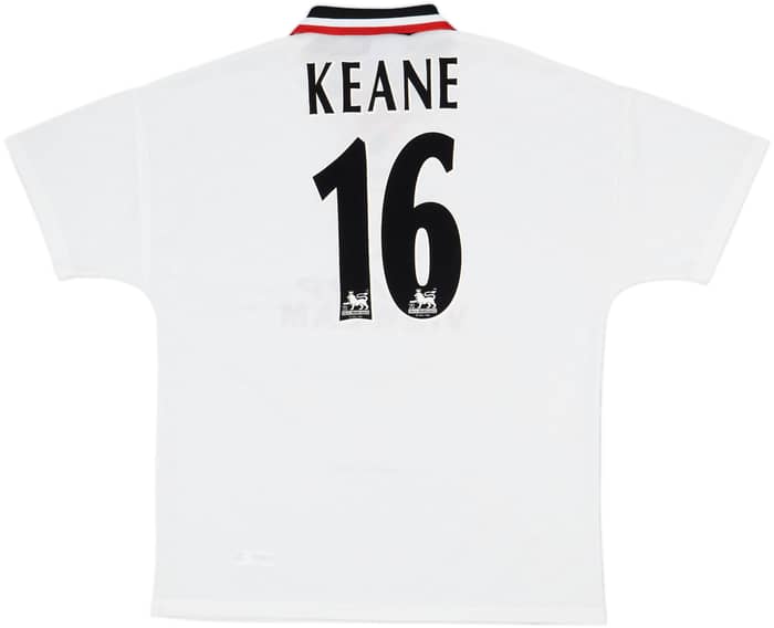 1996-97 Manchester United Away Shirt Keane #16 - 8/10 - (L)