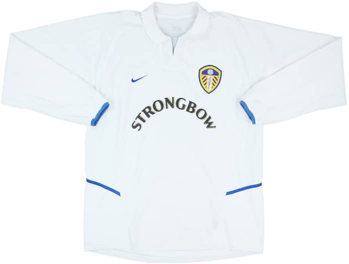 2002-03 Leeds United Home L/S Shirt Radebe #5 - 5/10 - (3XL)