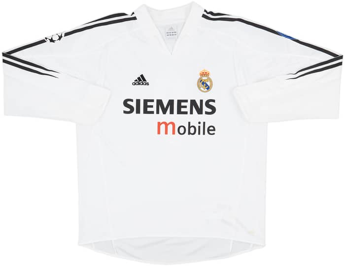 2004-05 Real Madrid Home L/S Shirt Ronaldo #9 - 10/10 - (L)