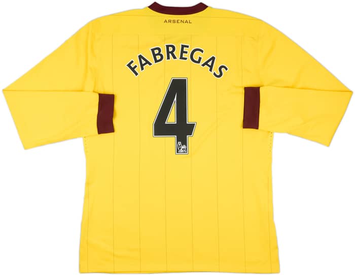 2010-13 Arsenal Player Issue Away L/S Shirt Fabregas #4 - 10/10 - (XL)