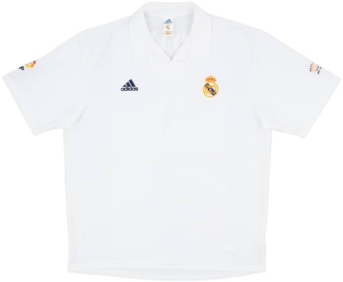 2001 Real Madrid Home Shirt Zidane #5 - 9/10 - (XL)