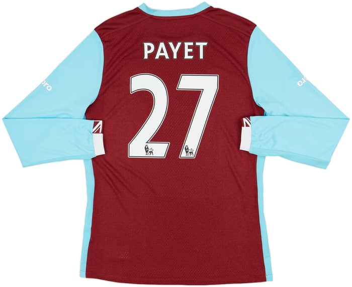 2016-17 West Ham Home L/S Shirt Payet #27 - 7/10 - (L)