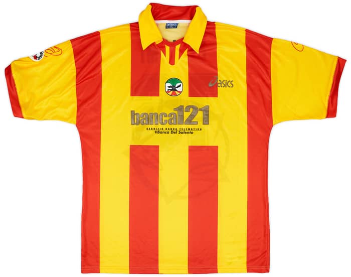 1999-00 Lecce Match Worn Home Shirt Bonomi #16