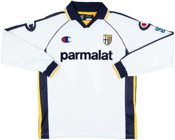 2003-04 Parma Home L/S Shirt Potenza #77 - 6/10 - (L)