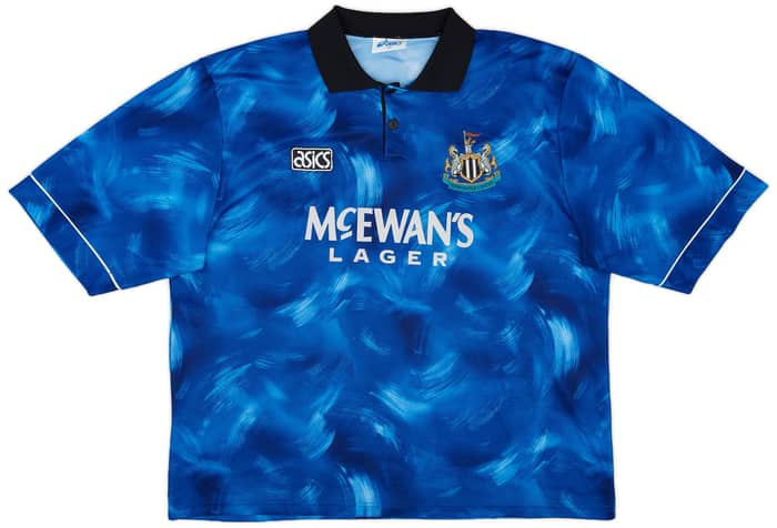 1993-95 Newcastle Away Shirt Albert #27 - 8/10 - (XXL)