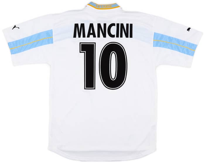 1999-00 Lazio Centenary Home Shirt Mancini #10 - 6/10 - (XL)