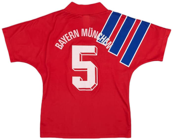 1991-93 Bayern Munich Home Shirt #5 - 8/10 - (L.Boys)