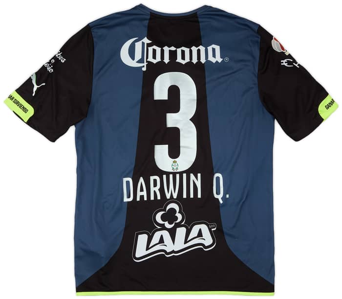 2014-15 Santos Laguna Away Shirt Darwin Q. #3 - 8/10 - (L)