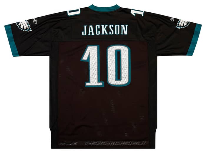 2008-09 Philadelphia Eagles Jackson #10 Reebok On Field Jersey (Alternate) XXL