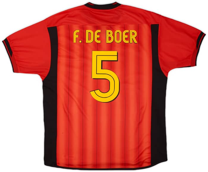 2003-04 Galatasaray Third Shirt F. De Boer #5 - 6/10 - (XL)