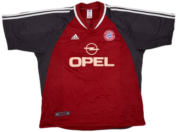 2001-02 Bayern Munich Home Shirt Elber #9 - 6/10 - (XXL)