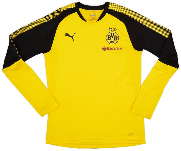 2017-18 Borussia Dortmund Puma Training L/S Shirt - 8/10 - (M)