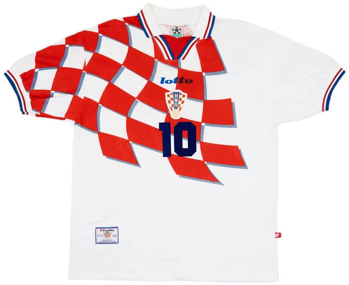 1998-01 Croatia Home Shirt Boban #10 - 8/10 - (XL)
