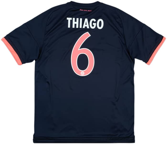 2015-16 Bayern Munich Third Shirt Thiago #6 - 8/10 - (L)