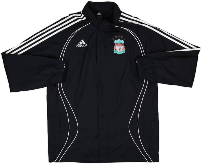2006-07 adidas Template Hooded Rain Jacket (Liverpool) - 6/10 - (M)