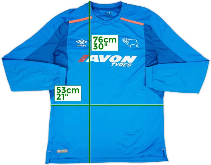 2017-18 Derby County GK Shirt - 5/10 - (XL)
