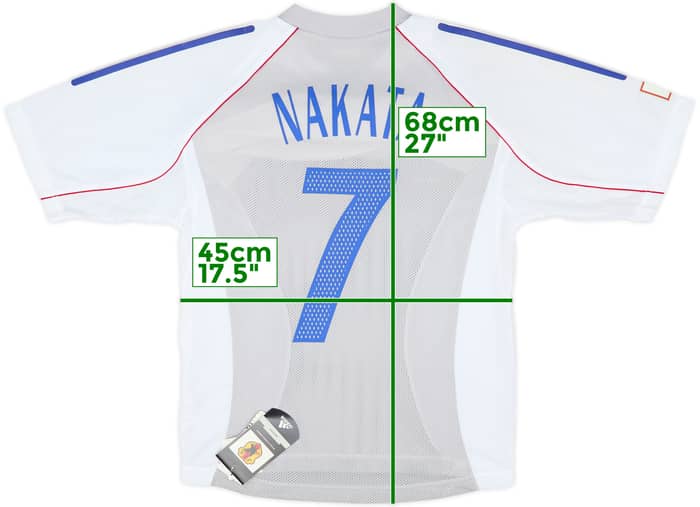 2002-04 Japan Player Issue Away Shirt Nakata #7 (S)