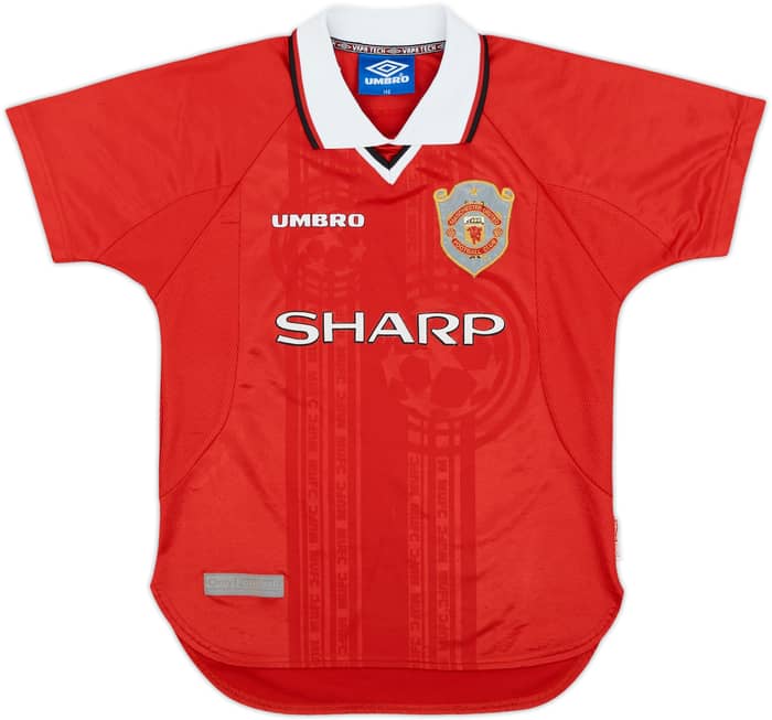 1997-00 Manchester United CL Shirt - 6/10 - (M.Boys)