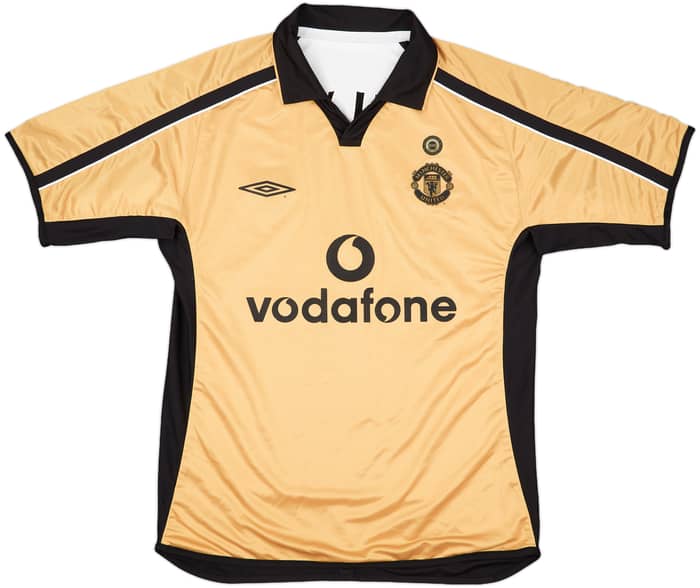 2001-02 Manchester United Centenary Away/Third Shirt Beckham #7 - 8/10 - (M)