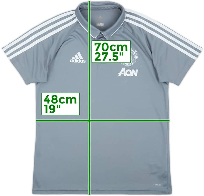 2017-18 Manchester United Polo Shirt - 7/10 - (M)